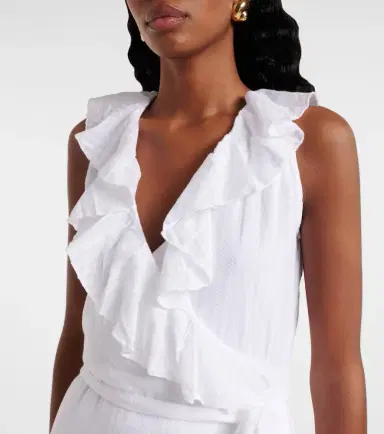 Melissa Odabash Molly open-back cotton wrap dress | Thumbnail 6 Melissa Odabash Molly open-back cotton wrap dress | Thumbnail 6
