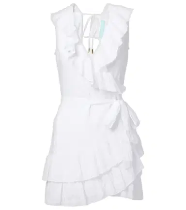 Melissa Odabash Molly open-back cotton wrap dress | Thumbnail 1 Melissa Odabash Molly open-back cotton wrap dress | Thumbnail 1