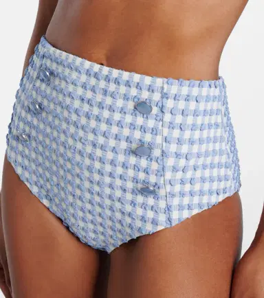 Simkhai Ginger gingham bikini bottoms | Thumbnail 2