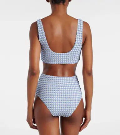 Simkhai Ginger gingham bikini bottoms | Thumbnail 3