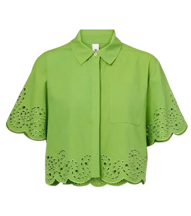 Simkhai Keyla broderie anglaise top