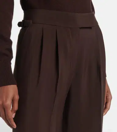 Tom Ford Pleated high-rise wide-leg pants | Thumbnail 4 Tom Ford Pleated high-rise wide-leg pants | Thumbnail 4