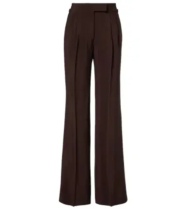 Tom Ford Pleated high-rise wide-leg pants | Thumbnail 1 Tom Ford Pleated high-rise wide-leg pants | Thumbnail 1
