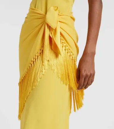 Taller Marmo Meteora open-back crêpe cady gown | Thumbnail 4