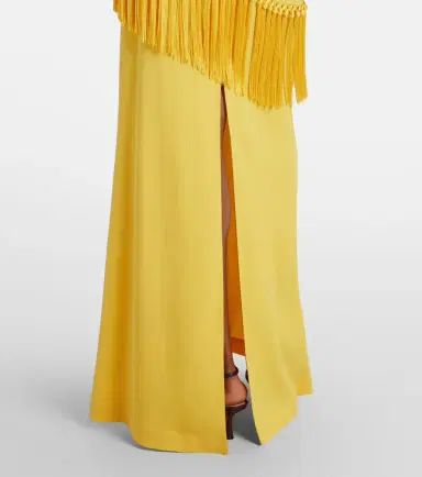 Taller Marmo Meteora open-back crêpe cady gown | Thumbnail 6
