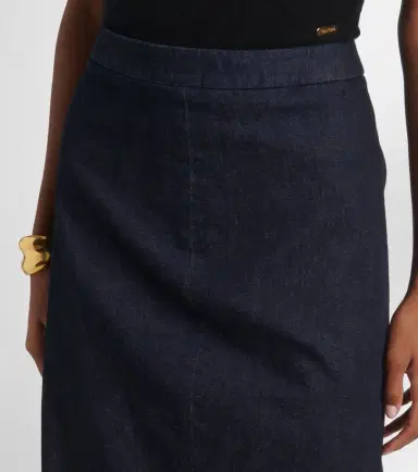 Tom Ford High-rise denim pencil skirt | Thumbnail 3 Tom Ford High-rise denim pencil skirt | Thumbnail 3