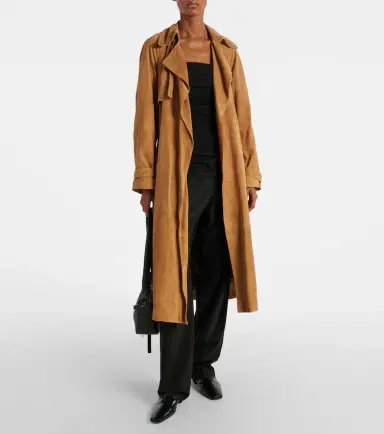 Proenza Schouler Ramona suede trench coat | Thumbnail 2 Proenza Schouler Ramona suede trench coat | Thumbnail 2