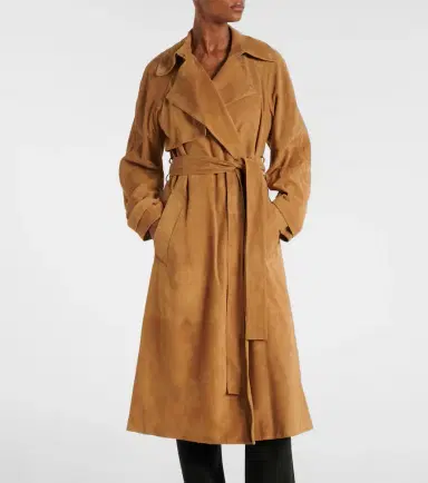 Proenza Schouler Ramona suede trench coat | Thumbnail 4 Proenza Schouler Ramona suede trench coat | Thumbnail 4