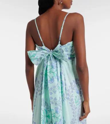 JULIET DUNN Floral cotton midi dress | Thumbnail 6