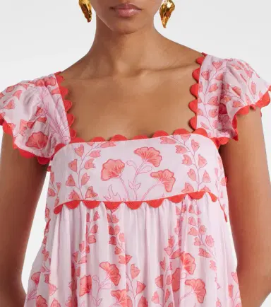 JULIET DUNN Printed cotton minidress | Thumbnail 4