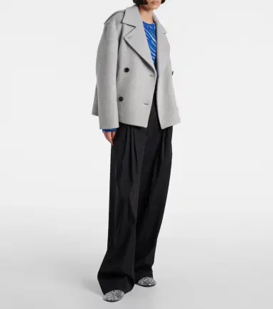 Proenza Schouler Double-breasted wool coat | Thumbnail 3