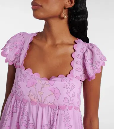JULIET DUNN Ruffled cotton minidress | Thumbnail 3