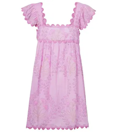 JULIET DUNN Ruffled cotton minidress | Thumbnail 1