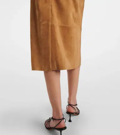 Proenza Schouler Leather midi skirt | Thumbnail 3