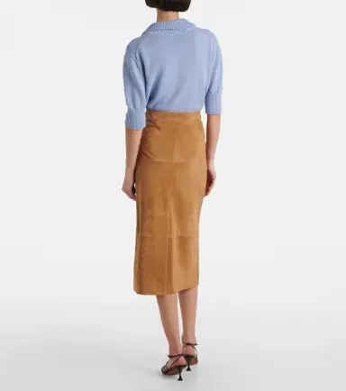 Proenza Schouler Leather midi skirt | Thumbnail 5