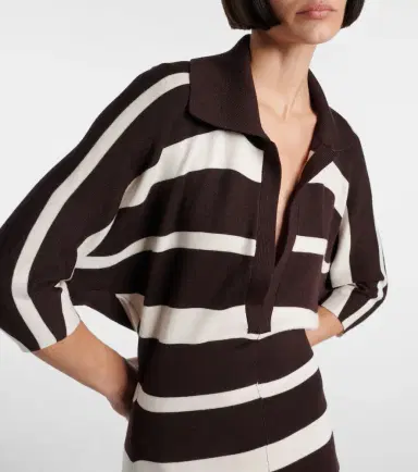 Proenza Schouler Solana striped wool and silk maxi dress | Thumbnail 3 Proenza Schouler Solana striped wool and silk maxi dress | Thumbnail 3