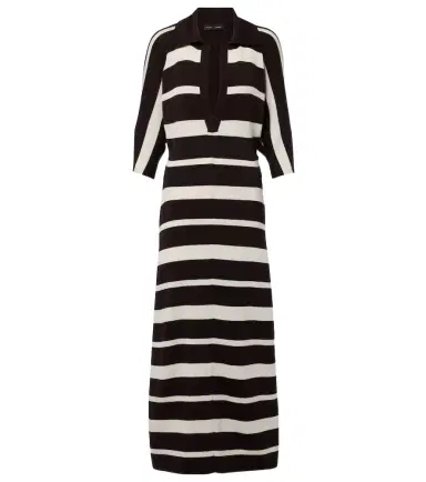 Proenza Schouler Solana striped wool and silk maxi dress | Thumbnail 1 Proenza Schouler Solana striped wool and silk maxi dress | Thumbnail 1