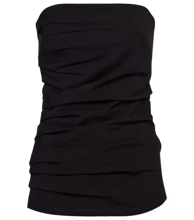 Proenza Schouler Lena strapless cotton-blend top