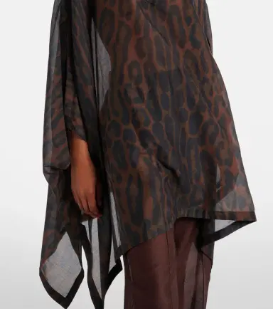 Tom Ford Leopard-print cotton and silk kaftan | Thumbnail 5 Tom Ford Leopard-print cotton and silk kaftan | Thumbnail 5