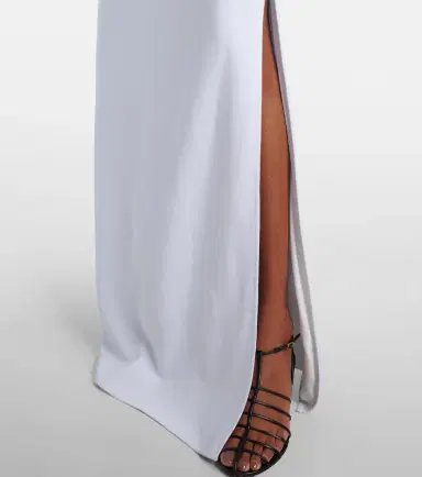 Proenza Schouler Devyn crêpe draped maxi dress | Thumbnail 6