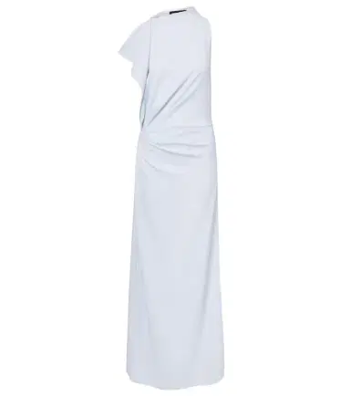 Proenza Schouler Devyn crêpe draped maxi dress | Thumbnail 1