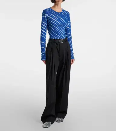 Proenza Schouler Mia tie-dye cotton jersey top | Thumbnail 3