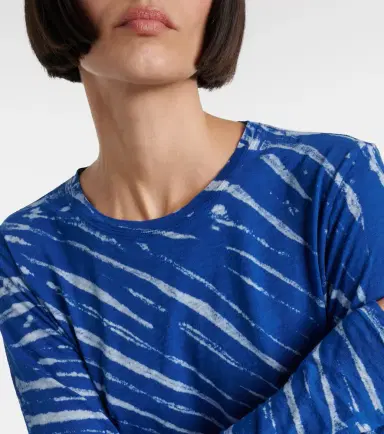 Proenza Schouler Mia tie-dye cotton jersey top | Thumbnail 4