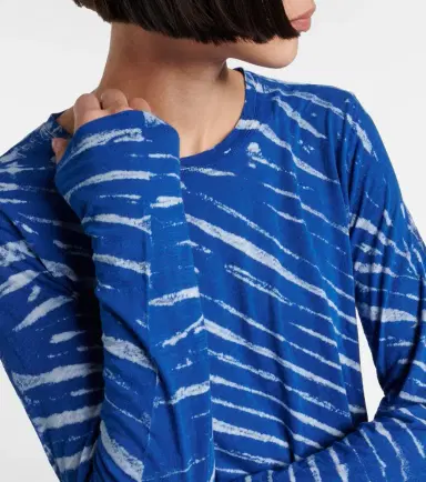 Proenza Schouler Mia tie-dye cotton jersey top | Thumbnail 5