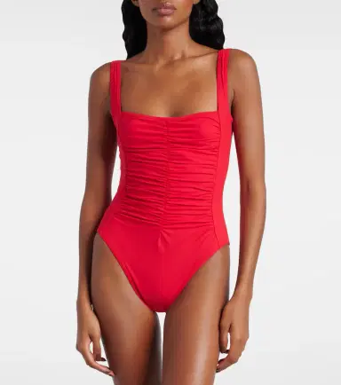Karla Colletto Ruched swimsuit | Thumbnail 4