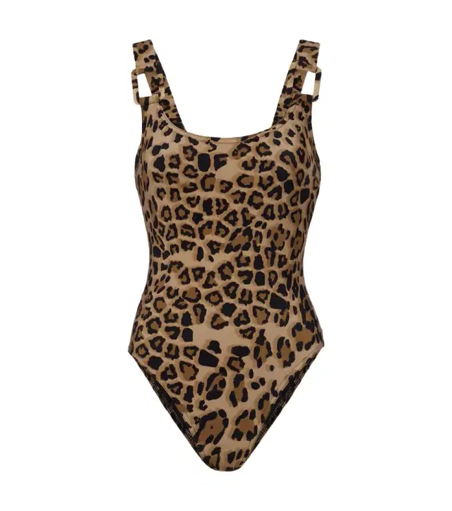 Karla Colletto Izzy leopard-print swimsuit