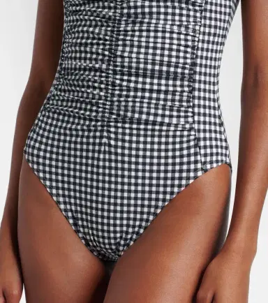 Karla Colletto Ruched gingham swimsuit | Thumbnail 3