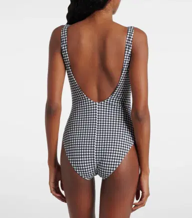 Karla Colletto Ruched gingham swimsuit | Thumbnail 4