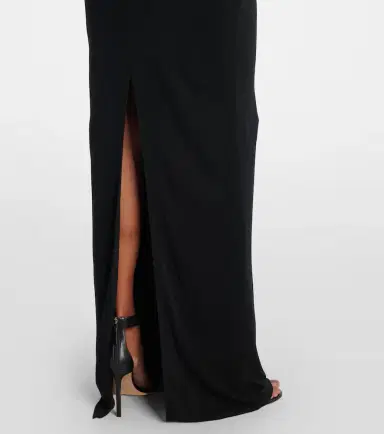 Tom Ford Cutout halterneck crêpe jersey gown | Thumbnail 3