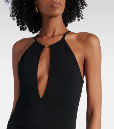 Tom Ford Cutout halterneck crêpe jersey gown | Thumbnail 5