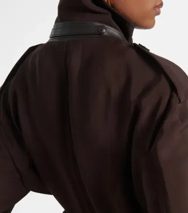 Tom Ford Leather-trimmed field jacket | Thumbnail 2