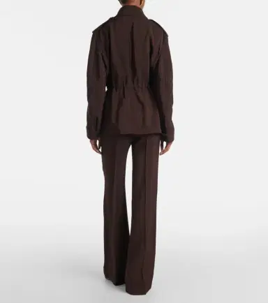 Tom Ford Leather-trimmed field jacket | Thumbnail 6
