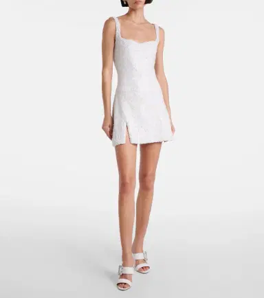Clio Peppiatt Bridal Venus embellished minidress | Thumbnail 2
