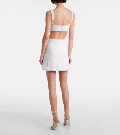 Clio Peppiatt Venus embellished miniskirt | Thumbnail 5
