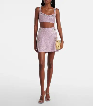 Clio Peppiatt Marina embellished crop top | Thumbnail 2 Clio Peppiatt Marina embellished crop top | Thumbnail 2
