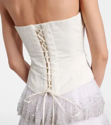 Clio Peppiatt Evie beaded corset | Thumbnail 4