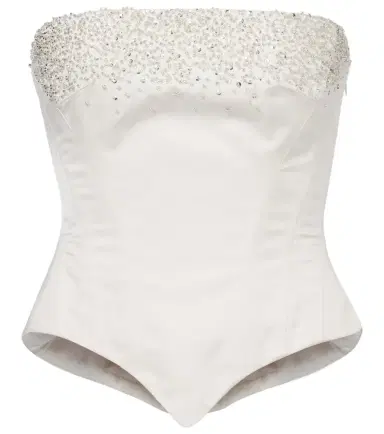 Clio Peppiatt Evie beaded corset | Thumbnail 1