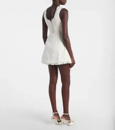 Clio Peppiatt Camelia embellished miniskirt | Thumbnail 3
