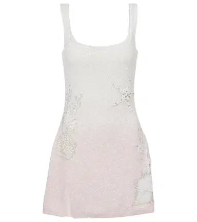 Clio Peppiatt Seashell embellished minidress | Thumbnail 1