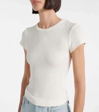 Citizens of Humanity Nello ribbed-knit T-shirt | Thumbnail 2