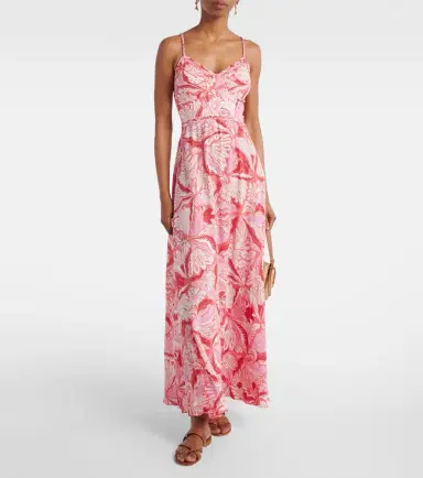 Poupette St Barth Cara floral maxi dress | Thumbnail 4