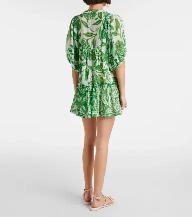 Poupette St Barth Aria floral cotton minidress | Thumbnail 2