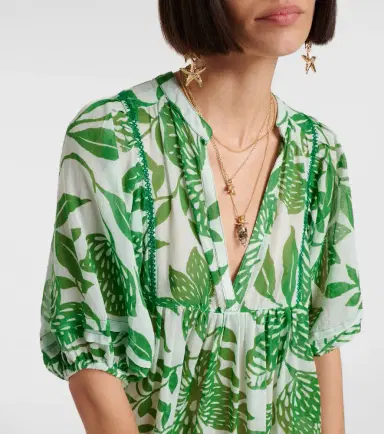 Poupette St Barth Aria floral cotton minidress | Thumbnail 3