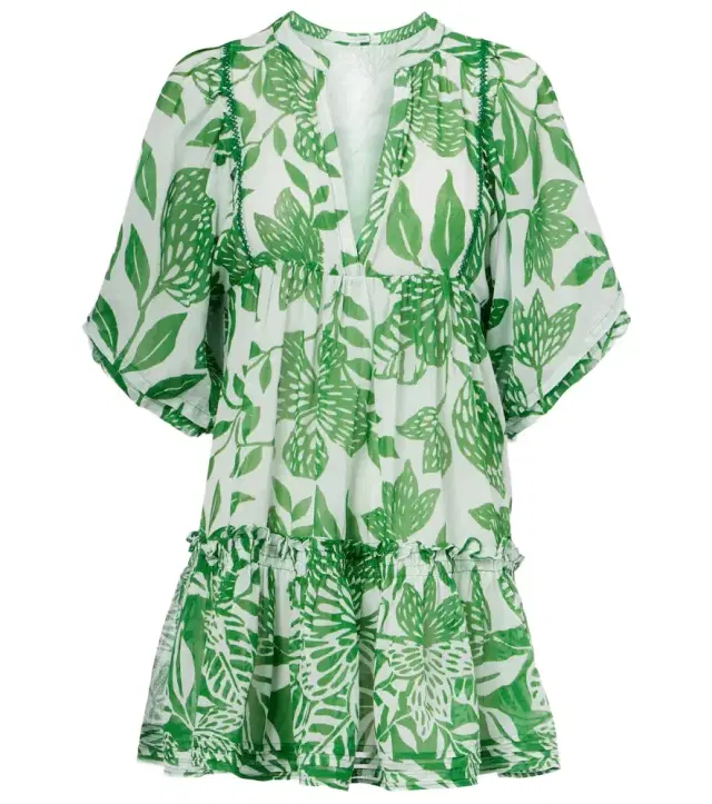 Poupette St Barth Aria floral cotton minidress