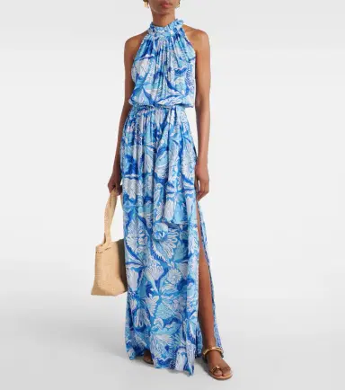 Poupette St Barth Bianca printed maxi dress | Thumbnail 4