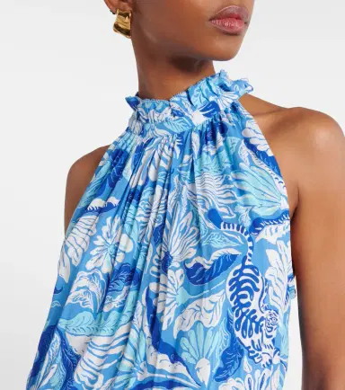 Poupette St Barth Bianca printed maxi dress | Thumbnail 6